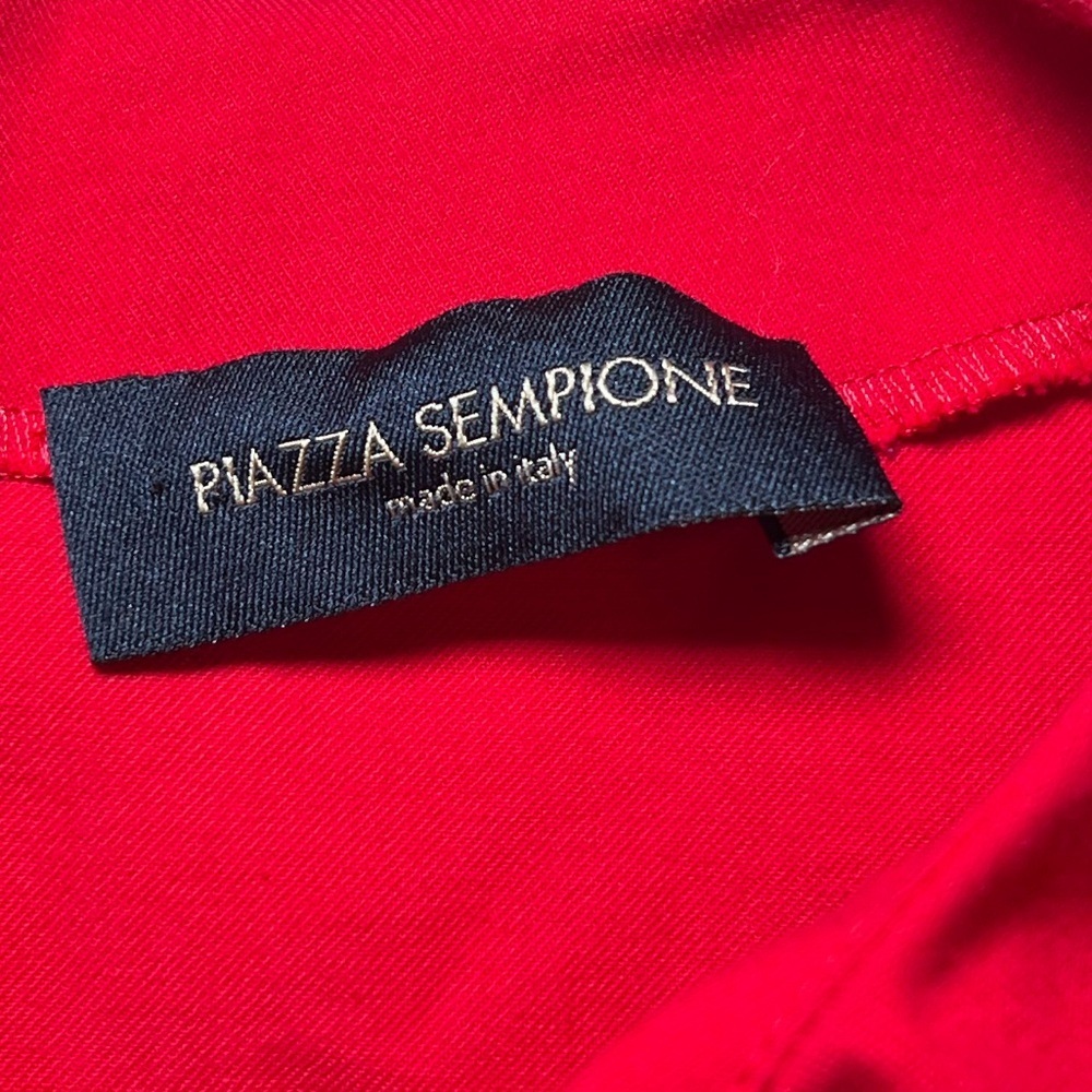 Piazza Sempione Bold Red Dress Size 40 - Picture 13 of 15